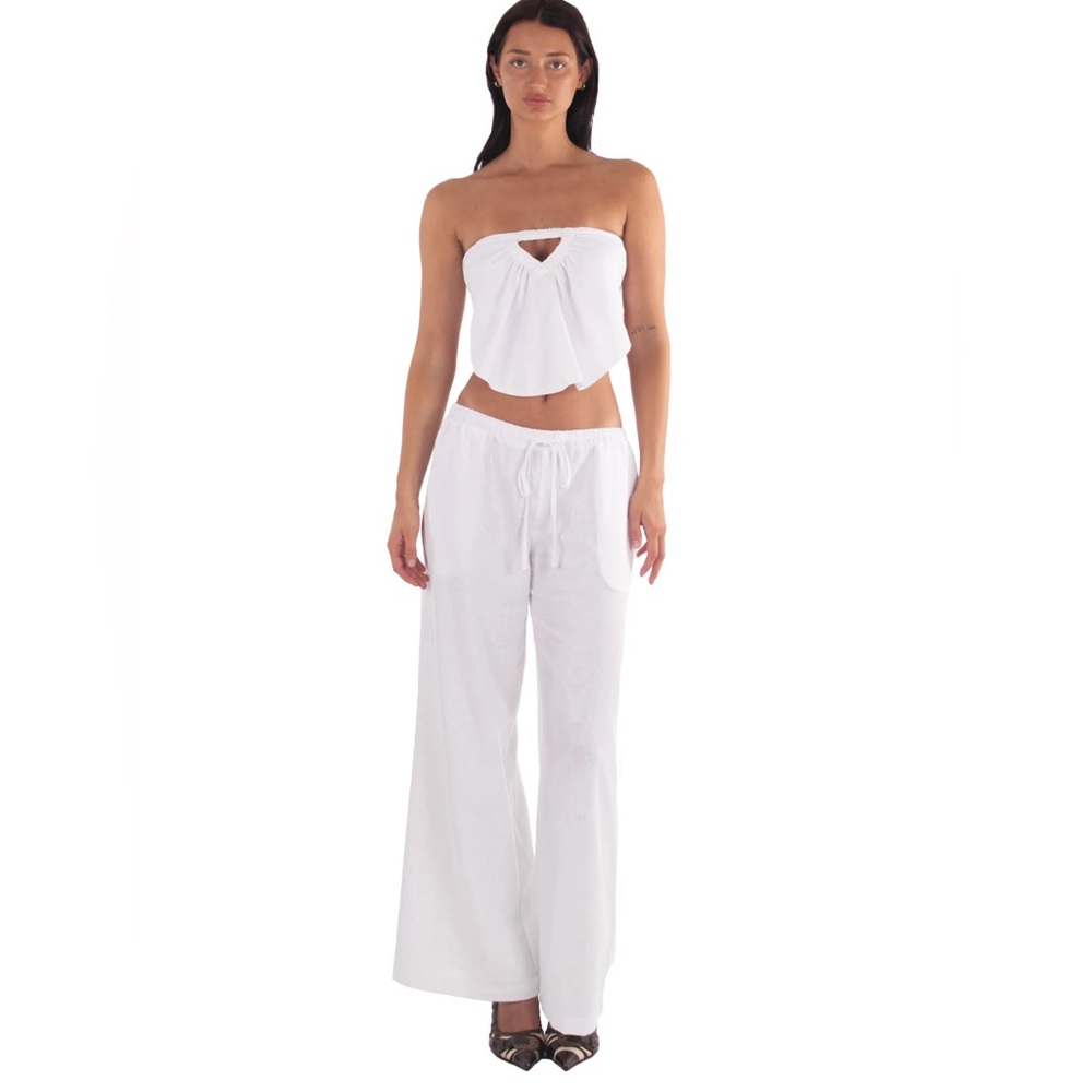I AM DELILAH Mae top & bottoms (white)